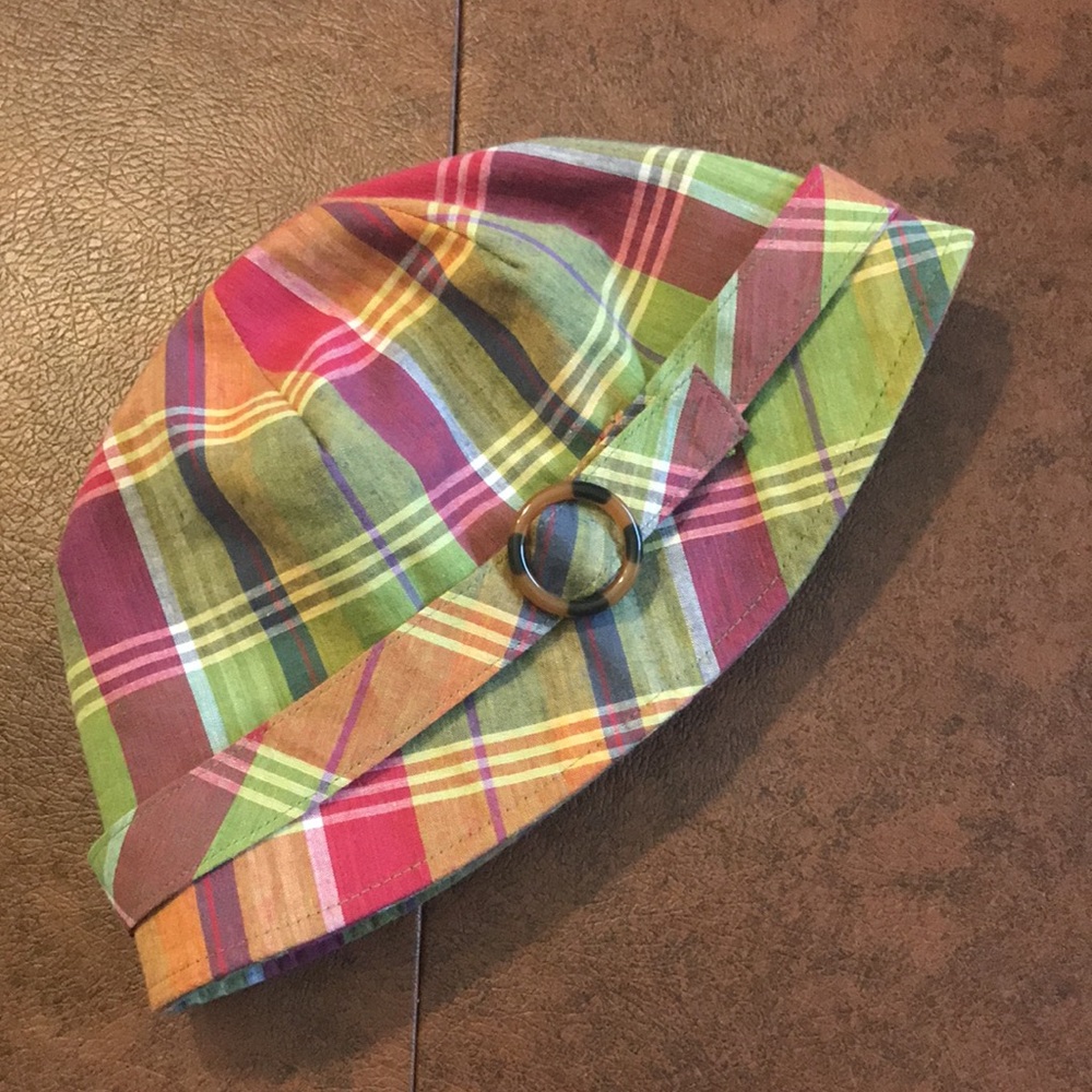 Host Pick 🎉🎉🎉 SAN DIEGO HAT COMPANY Plaid/Reversible Cloche Hat NWOT - Picture 9 of 14